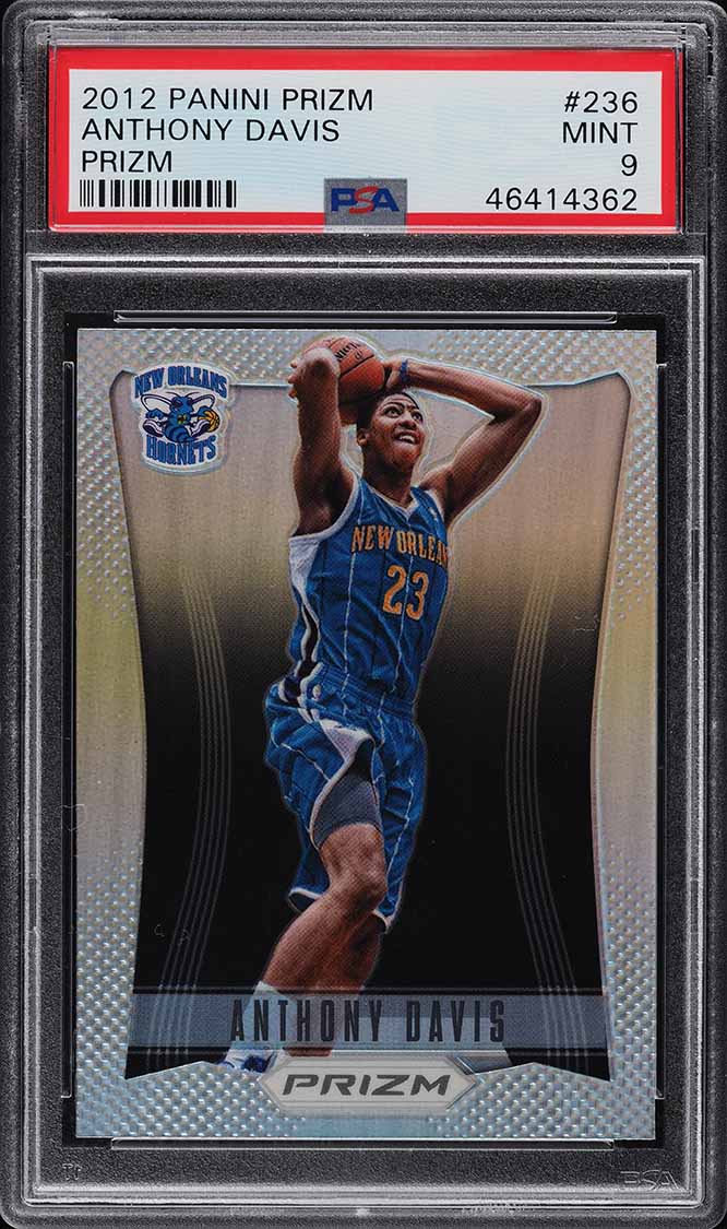 2012 Panini Prizm Silver Anthony Davis ROOKIE #236 PSA 9 MINT