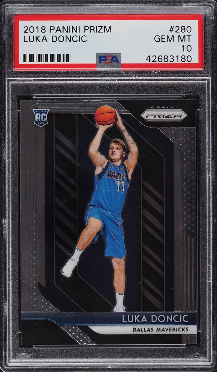 2018 Panini Prizm Luka Doncic ROOKIE #280 PSA 10 GEM MINT