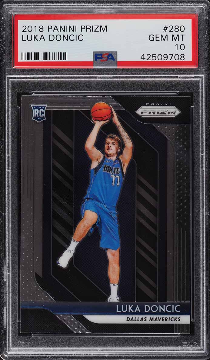 2018 Panini Prizm Luka Doncic ROOKIE #280 PSA 10 GEM MINT
