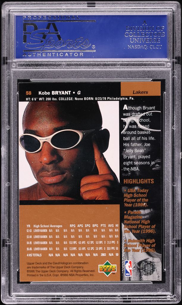 KOBE BRYANT　ROOKIE CARD　1996　UPPER　DECK $_57.PNG?set_id=880000500F
