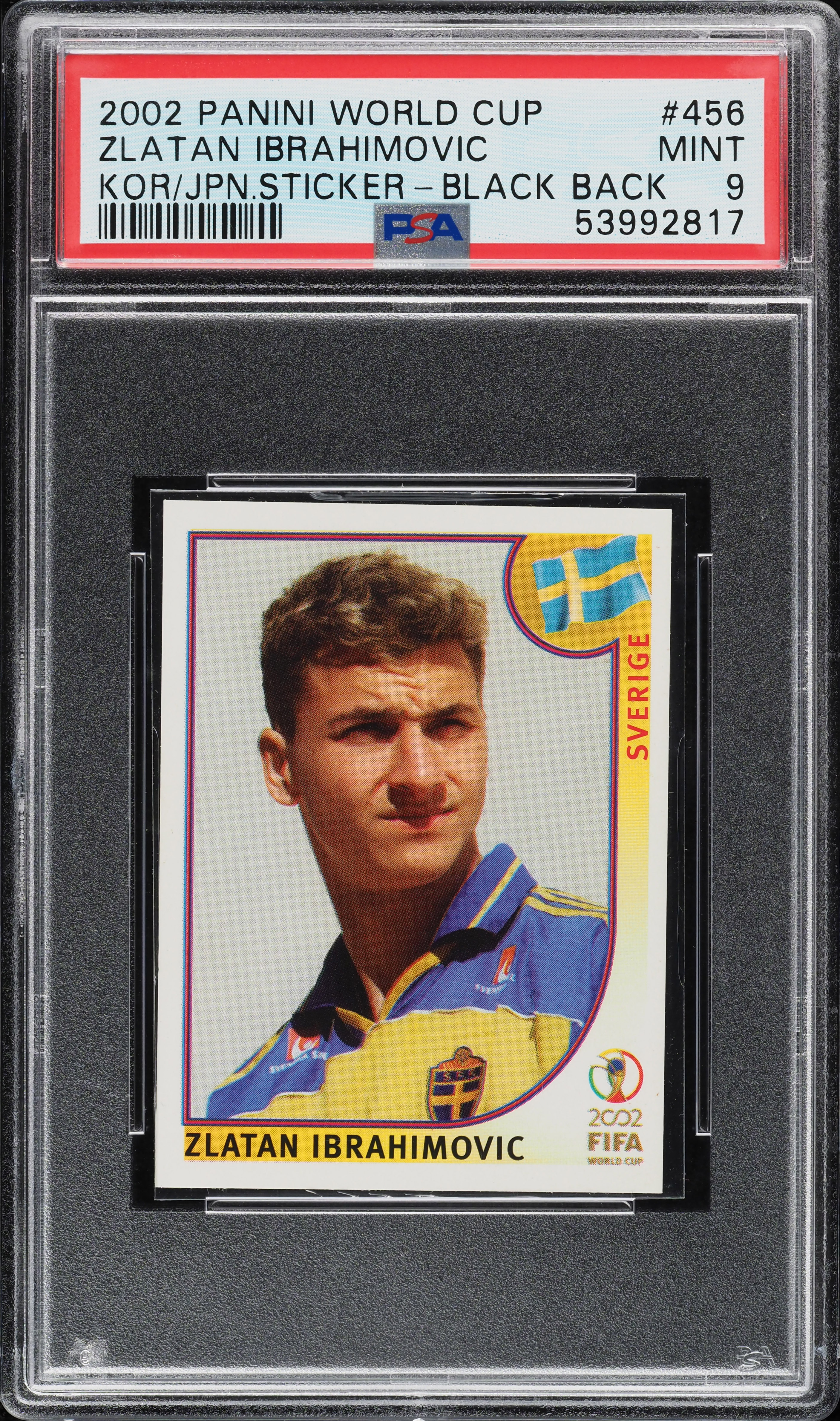 2002 Panini World Cup Korea Japan Stickers Zlatan Ibrahimovic
