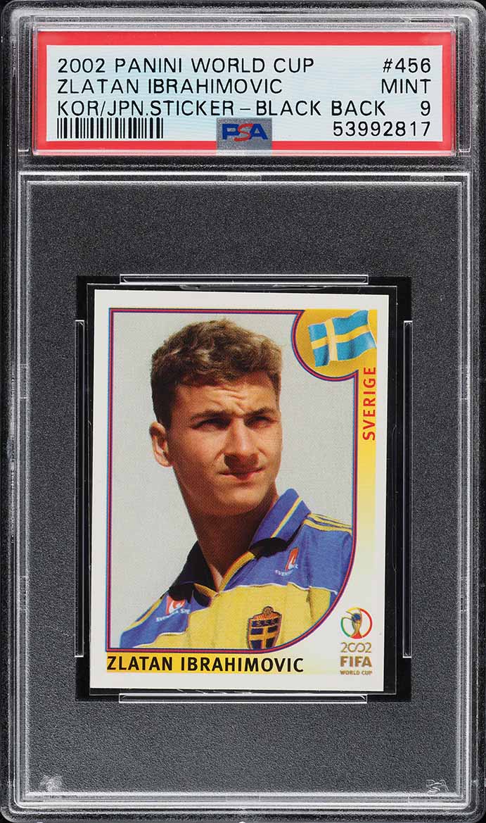 RARE !! Sticker ZLATAN IBRAHIMOVIC UEFA EURO 2008 Panini