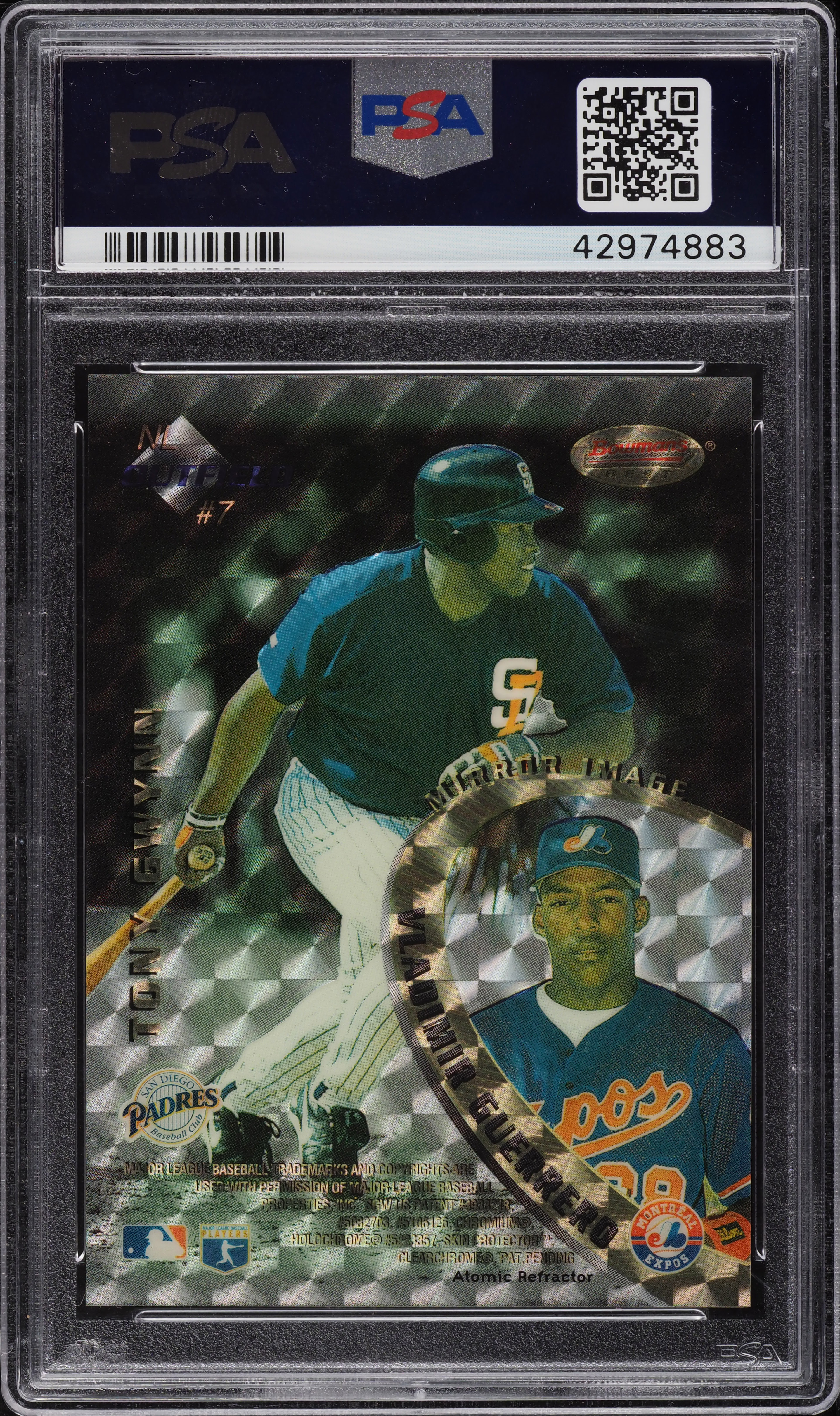 1996 Bowman's Best Mirror Image Atomic Refractor Ken Griffey Jr