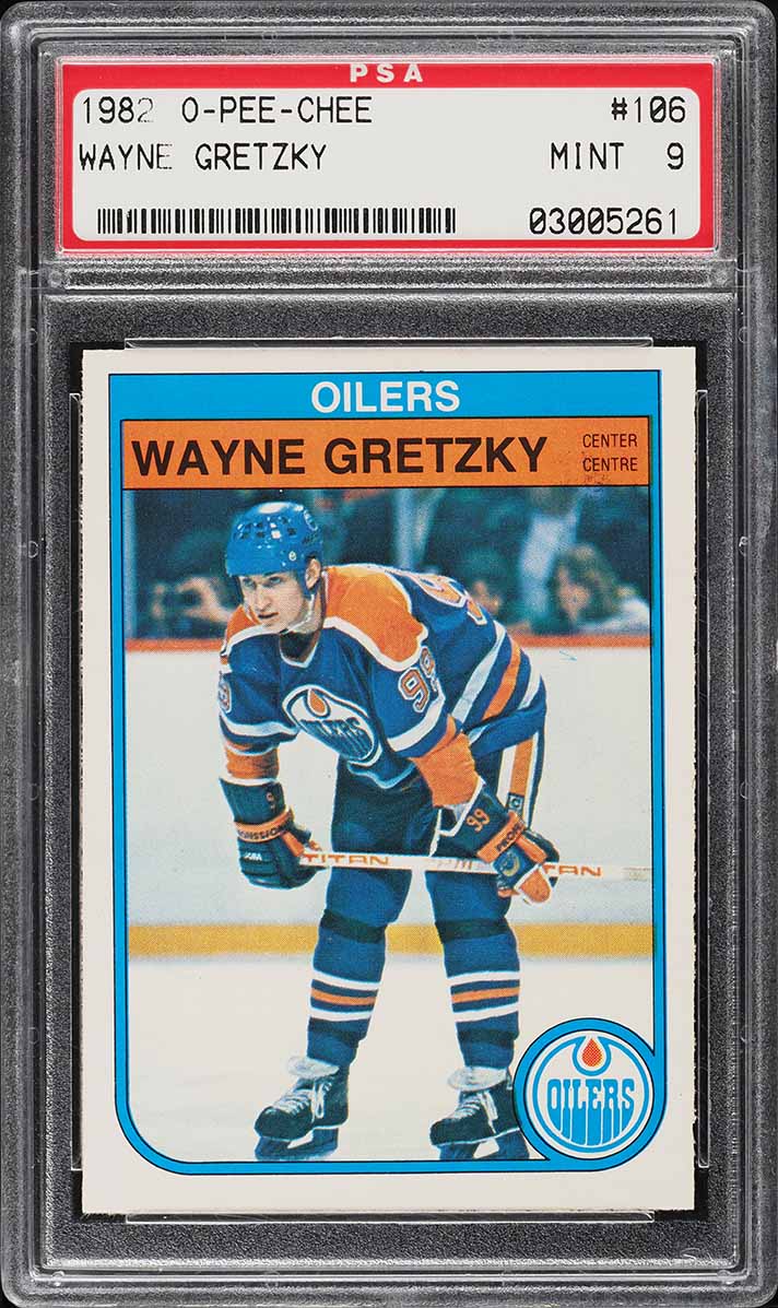 1982 O-Pee-Chee Hockey Wayne Gretzky #106 PSA 9 MINT
