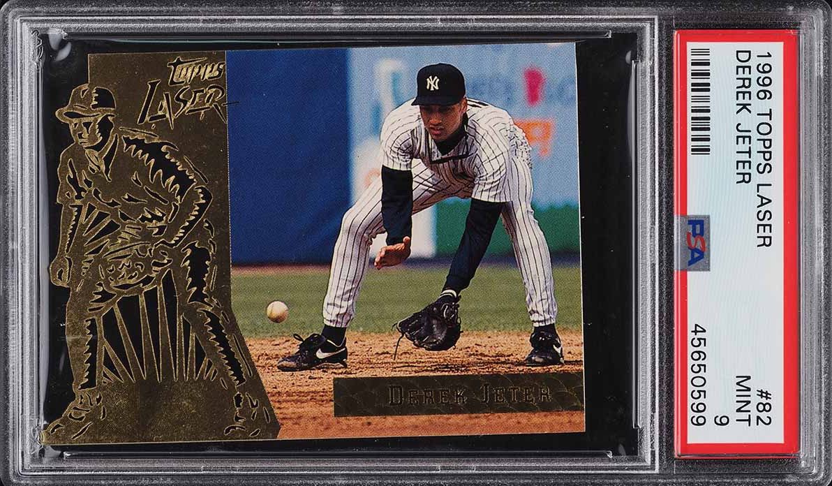 1996 Topps Laser Die-Cut Derek Jeter ROOKIE #82 PSA 9 MINT