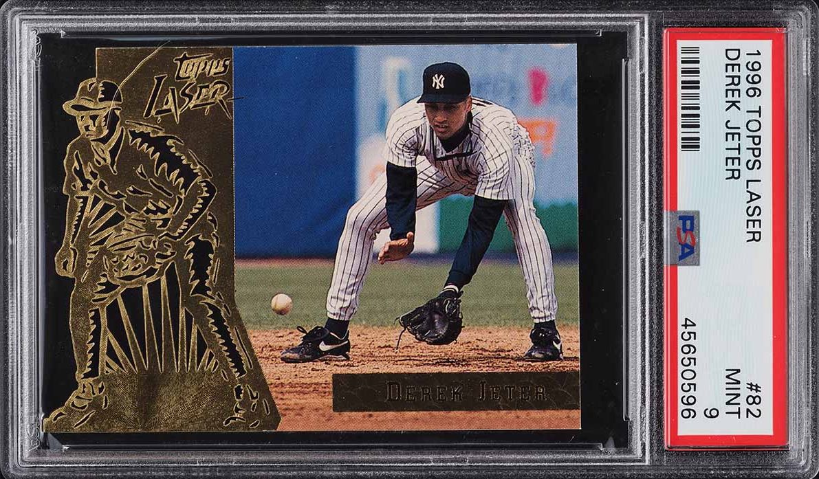 1996 Topps Laser Die-Cut Derek Jeter ROOKIE #82 PSA 9 MINT