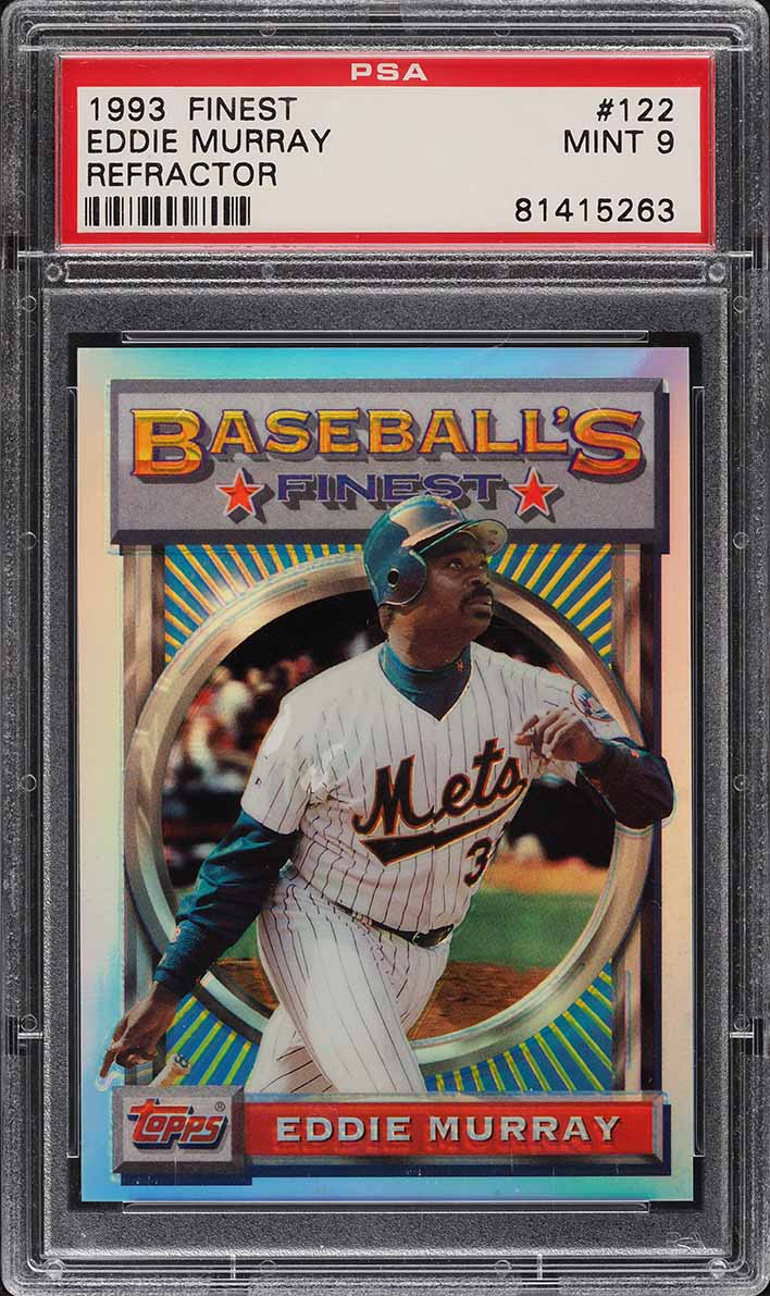 1993 Finest Refractor Eddie Murray #122 PSA 9 MINT
