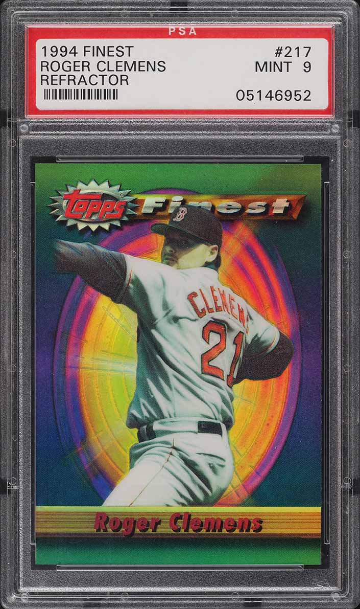 1994 Finest Refractor Roger Clemens #217 PSA 9 MINT