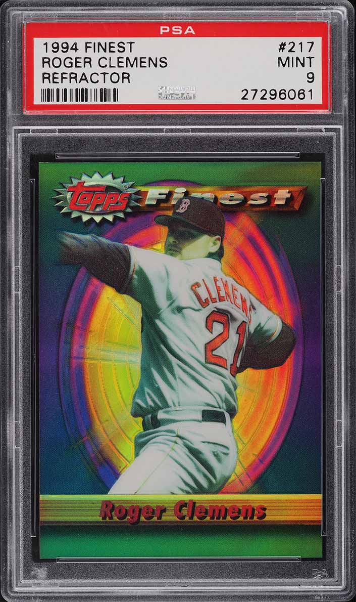 1994 Finest Refractor Roger Clemens #217 PSA 9 MINT