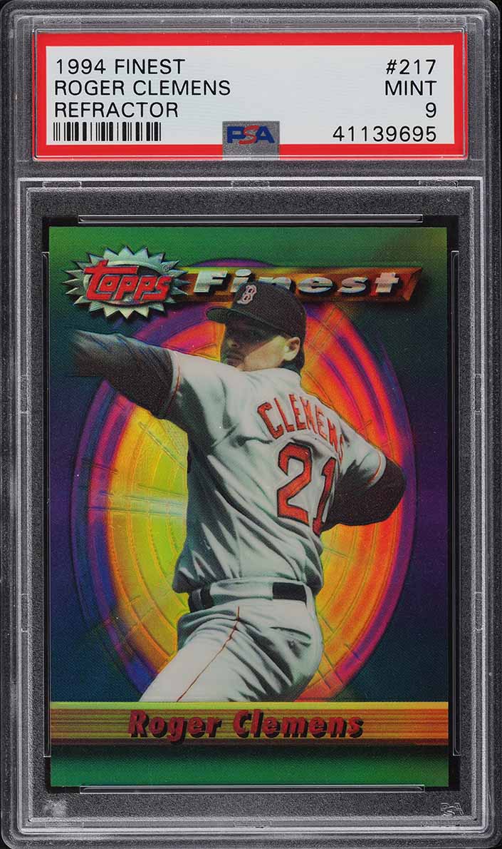 1994 Finest Refractor Roger Clemens #217 PSA 9 MINT