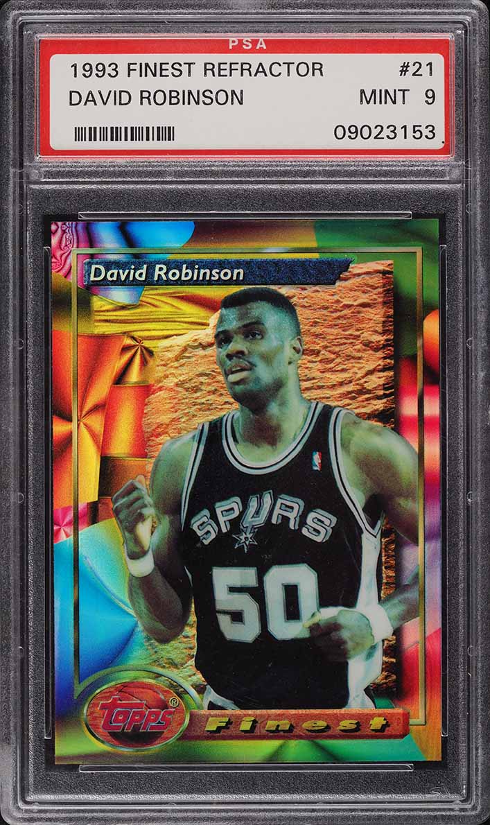 1993 Finest Refractor David Robinson #21 PSA 9 MINT