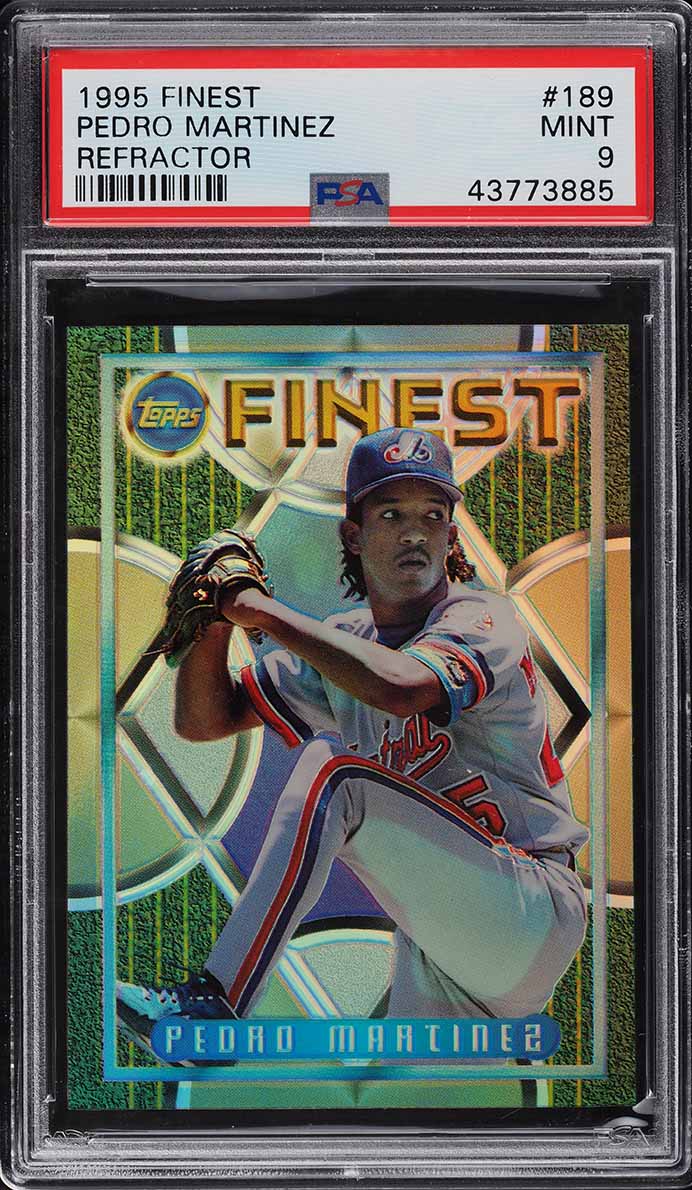 1995 Finest Refractor Pedro Martinez #189 PSA 9 MINT