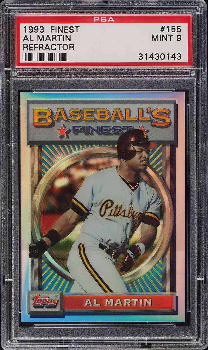 1993 Finest Refractor Al Martin #155 PSA 9 MINT