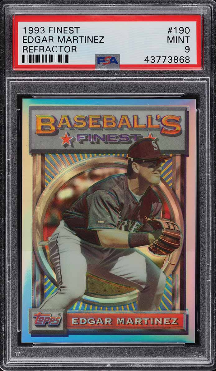 1993 Finest Refractor Edgar Martinez #190 PSA 9 MINT