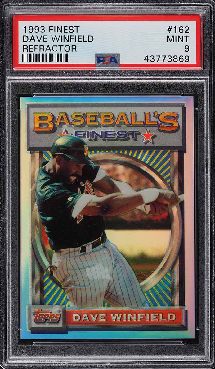 1993 Finest Refractor Dave Winfield #162 PSA 9 MINT