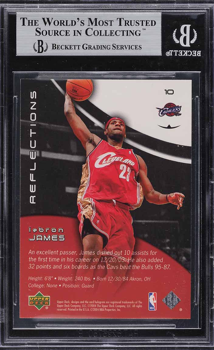 2003 Upper Deck Triple Dimensions Reflections LeBron James ROOKIE 