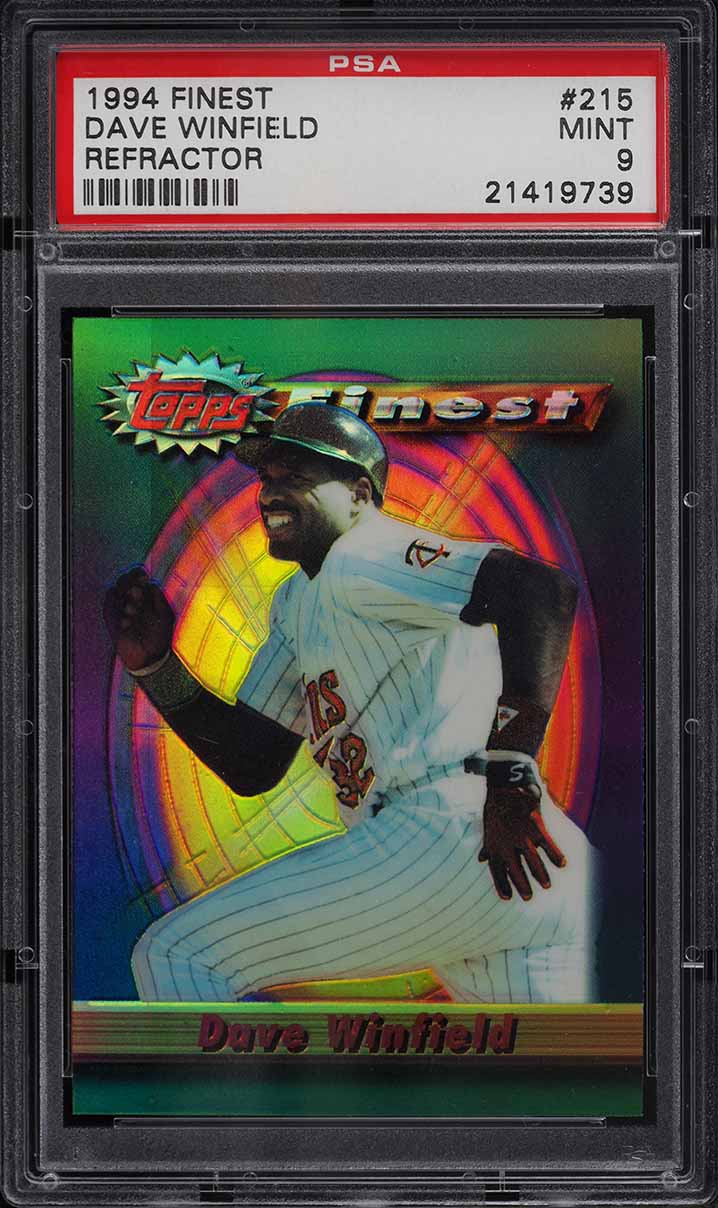 1994 Finest Refractors Dave Winfield #215 PSA 9 MINT