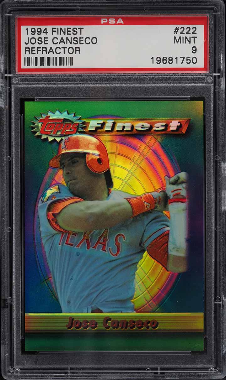 1994 Finest Refractor Jose Canseco #222 PSA 9 MINT