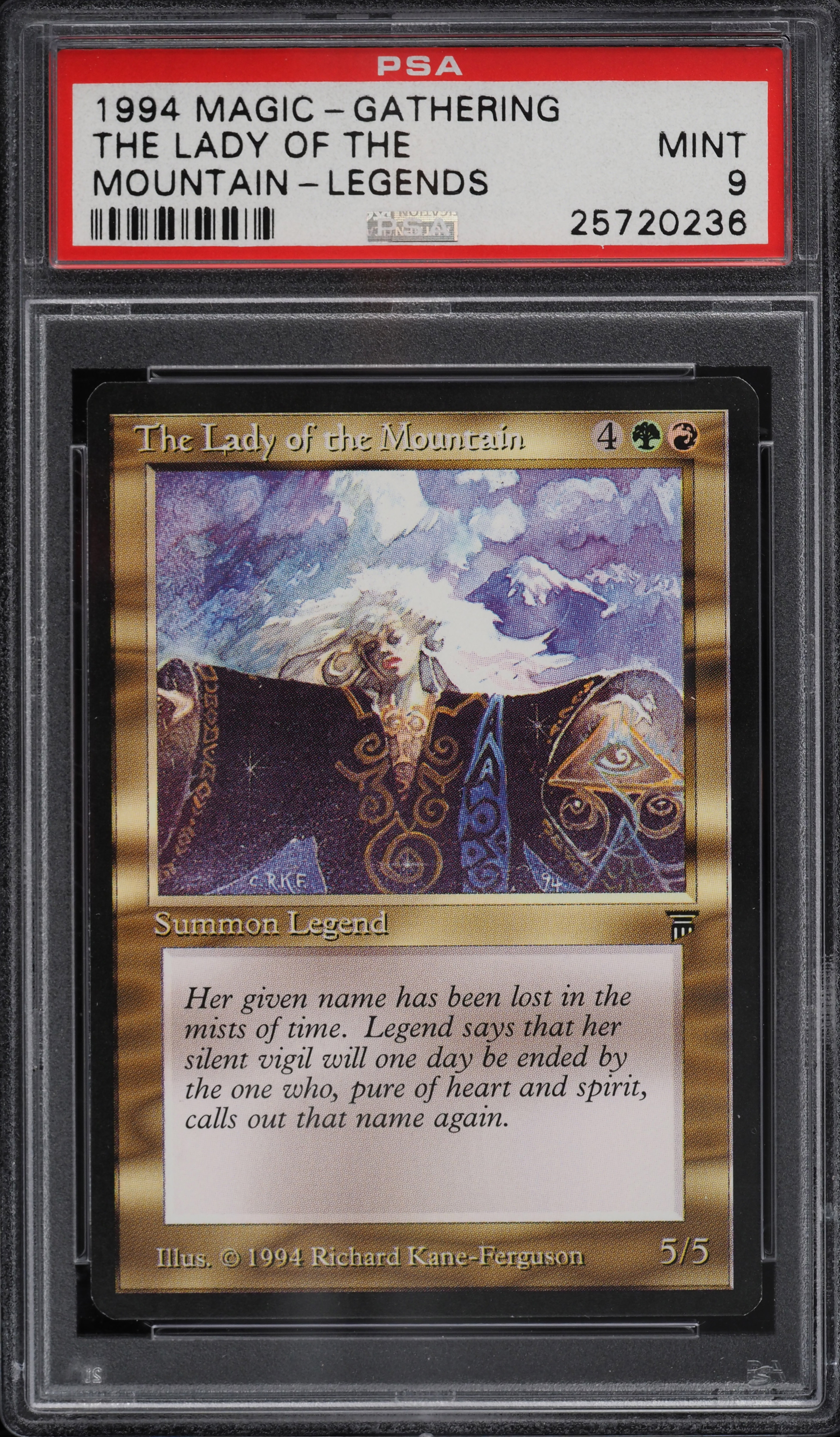 1994 Magic The Gathering MTG Legends The Lady Of The Mountain PSA