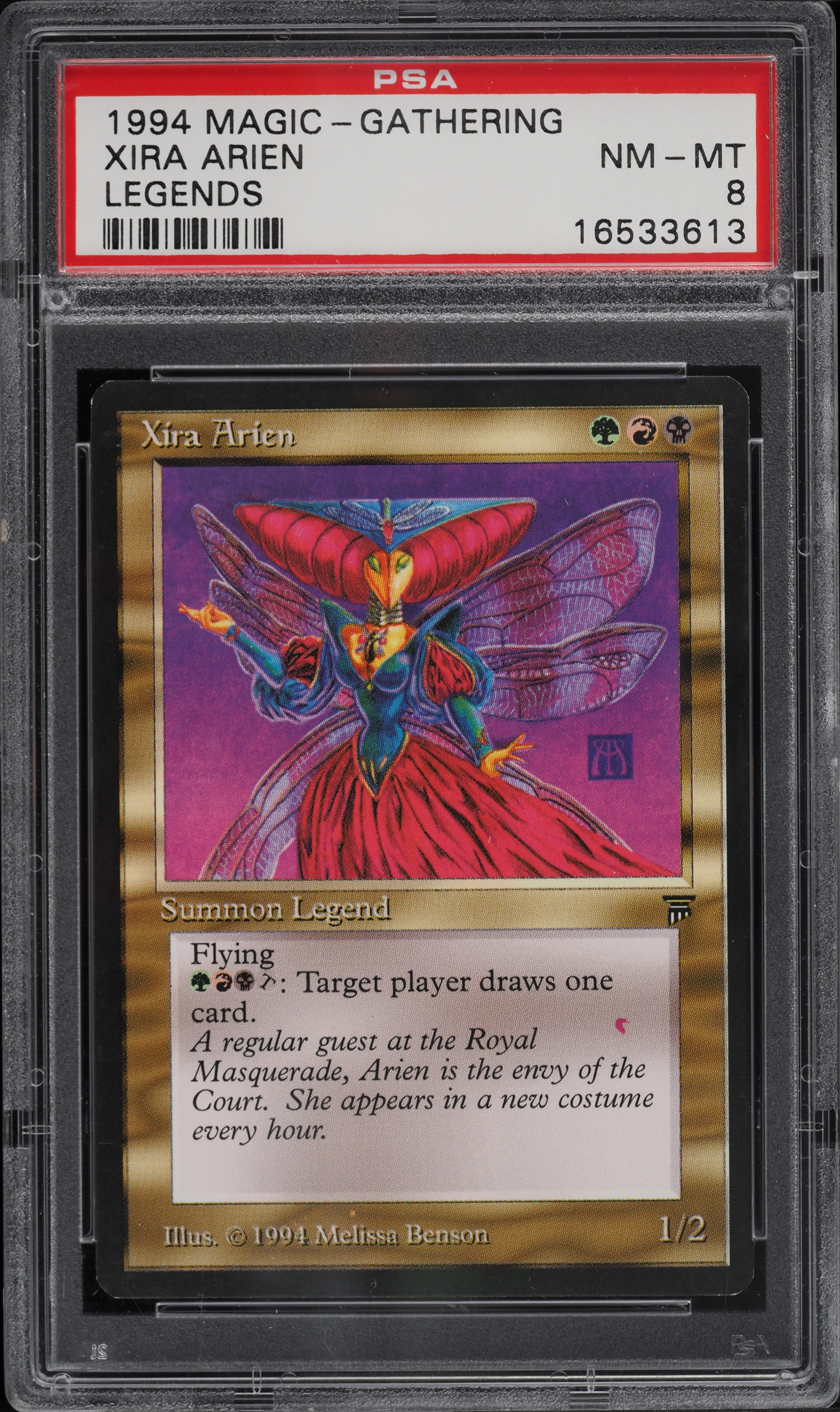 1994 Magic The Gathering MTG Legends Xira Arien PSA 8 NM-MT on