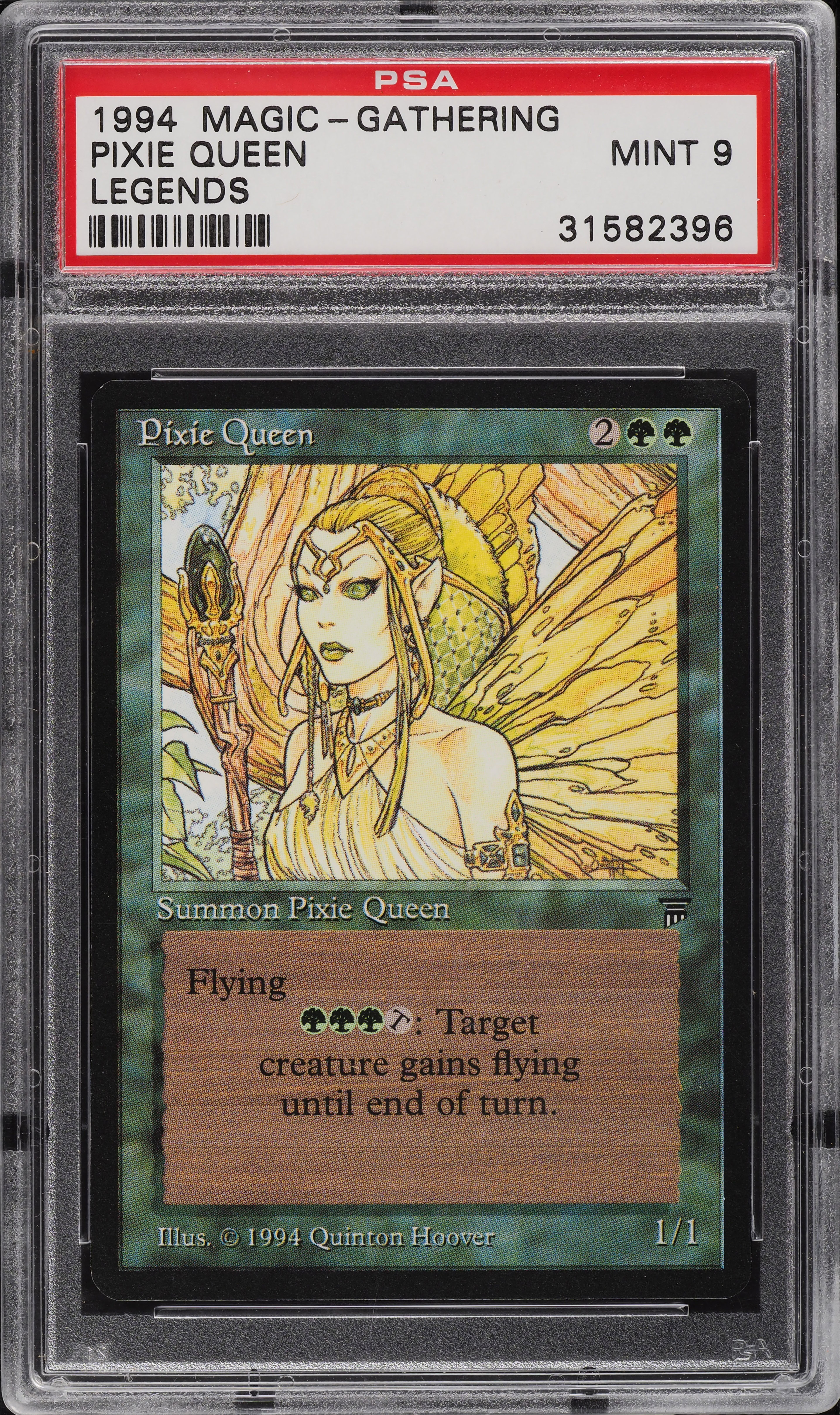 1994 Magic The Gathering MTG Legends Pixie Queen PSA 9 MINT on