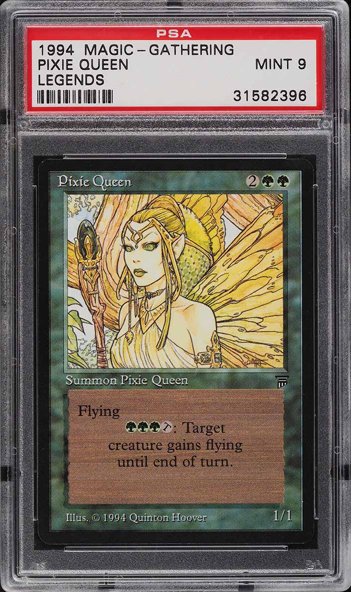 1994 Magic The Gathering MTG Legends Pixie Queen PSA 9 MINT on