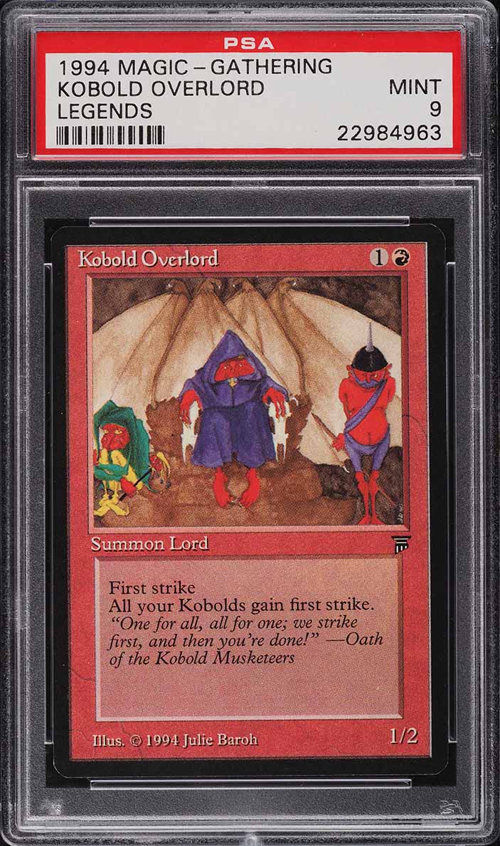 1993 Magic The Gathering MTG Arabian Nights Ring Of Ma'ruf PSA 9