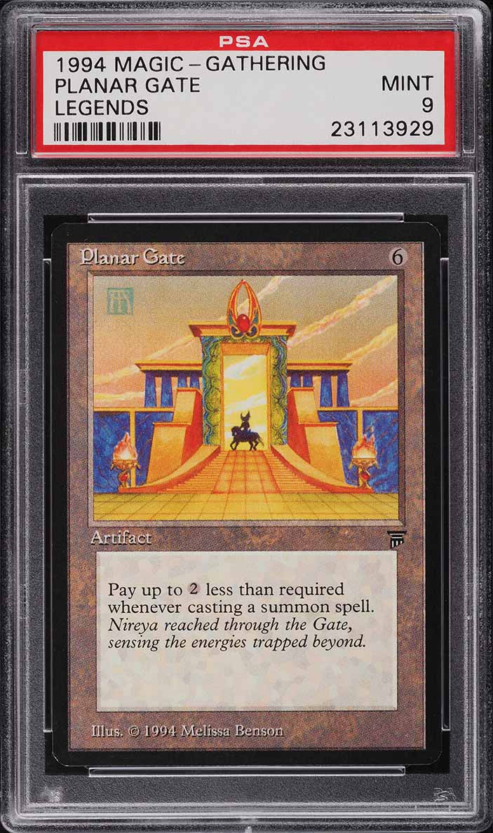 1994 Magic The Gathering MTG Legends Planar Gate PSA 9 MINT