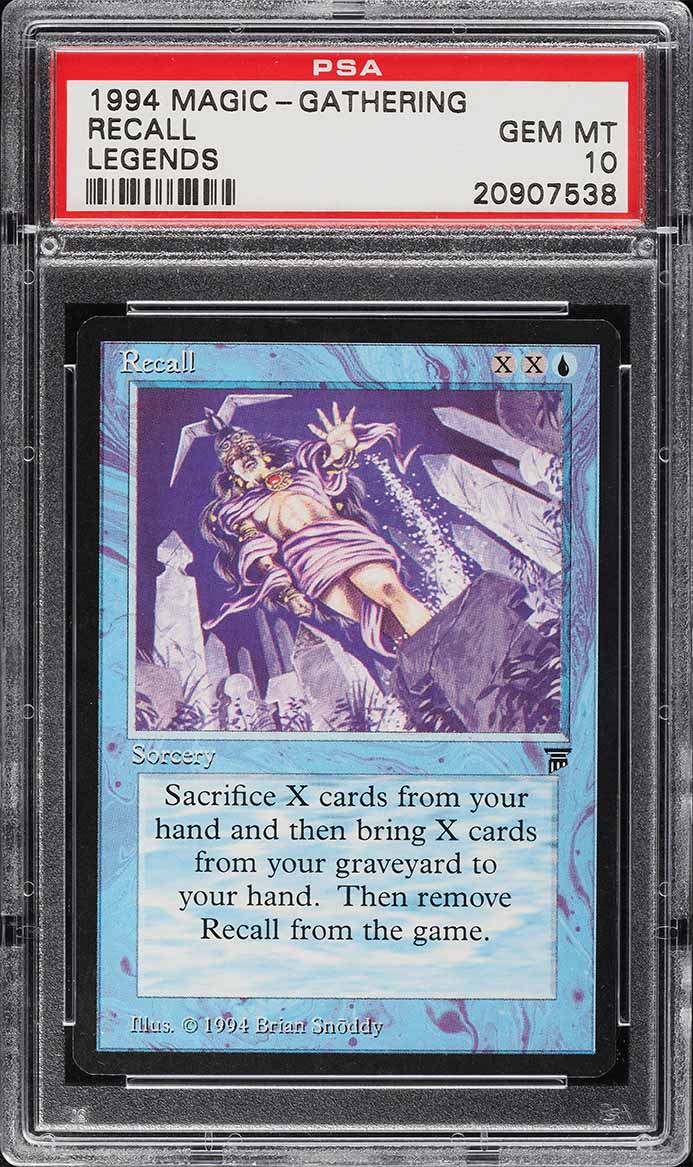 1993 Magic The Gathering MTG Arabian Nights Juzam Djinn PSA 9 MINT