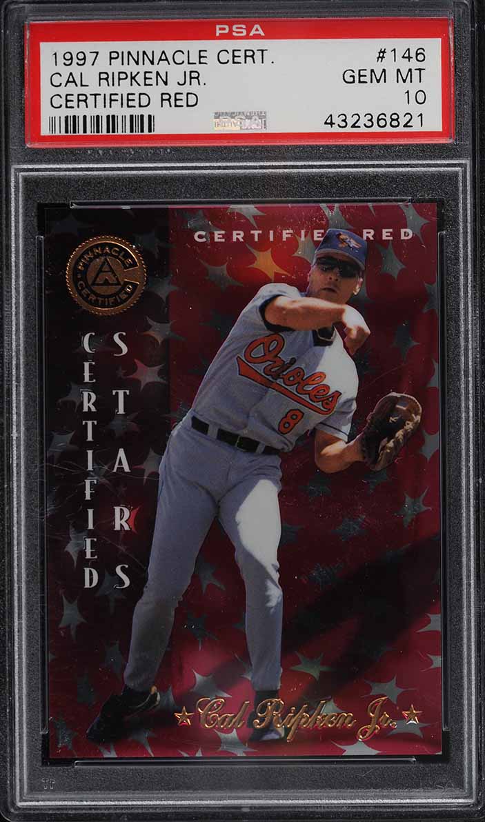 1997 Pinnacle Certified Red Cal Ripken Jr. #146 PSA 10 GEM MINT