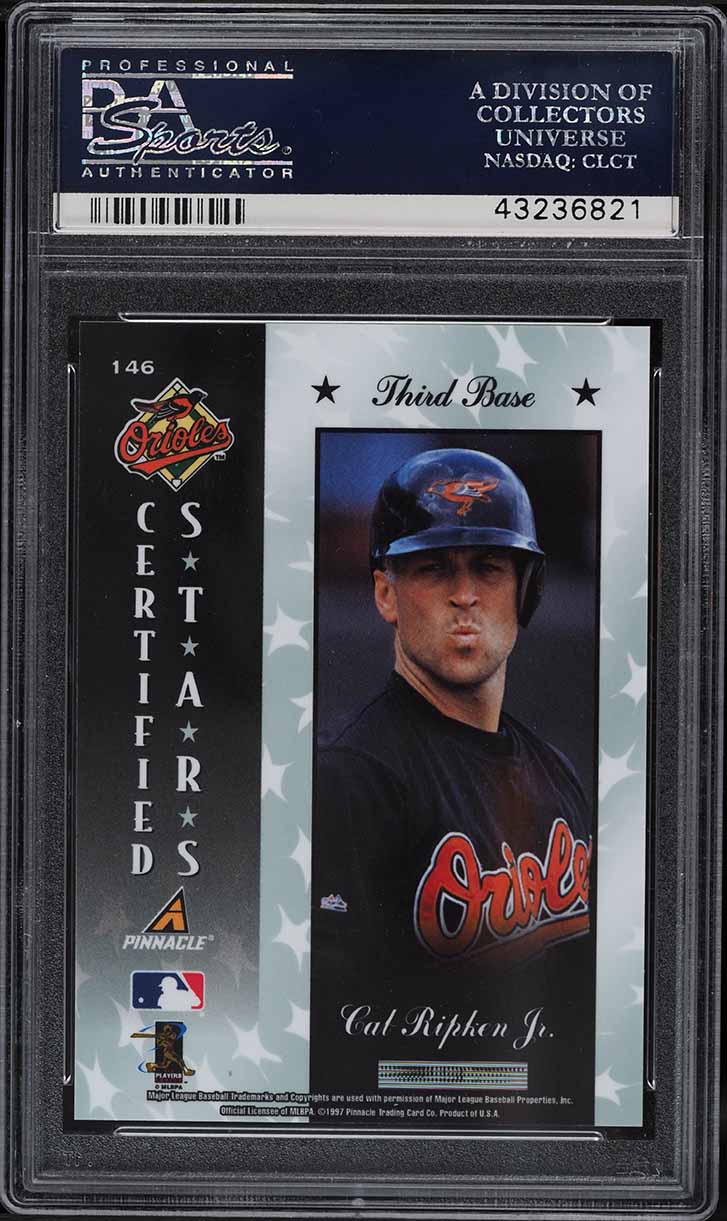 1997 Pinnacle Certified Red Cal Ripken Jr. #146 PSA 10 GEM MINT