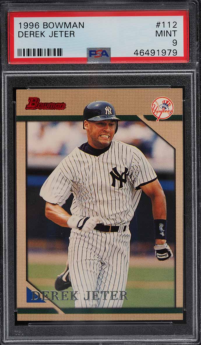 1996 Bowman Derek Jeter ROOKIE #112 PSA 9 MINT