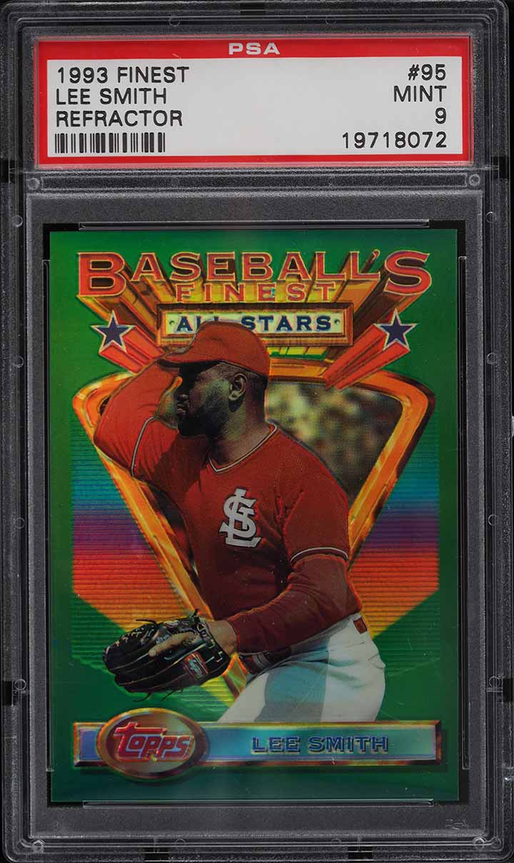 1993 Finest Refractor Lee Smith ALL-STAR #95 PSA 9 MINT