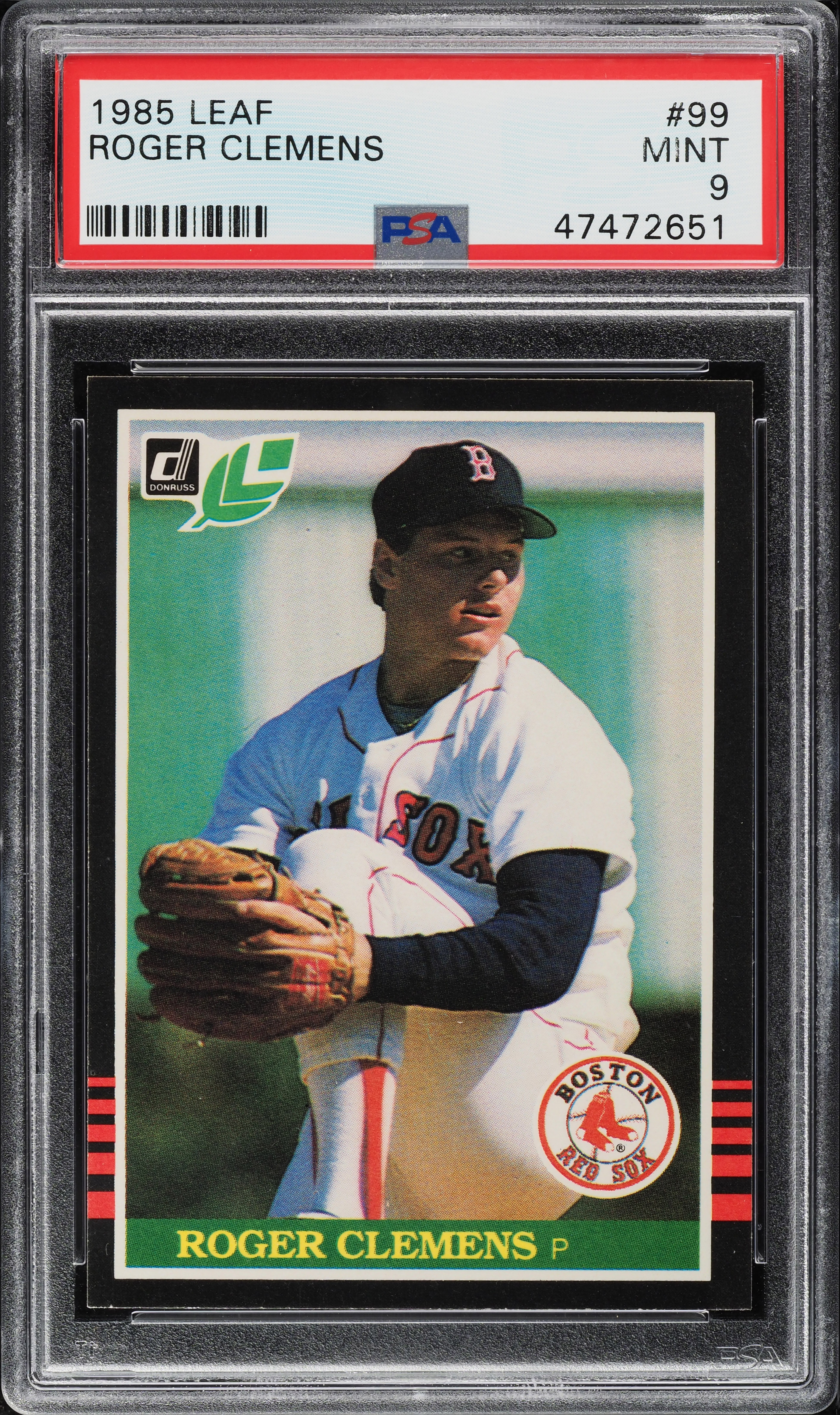 その他 ROGER CLEMENS ROOKIE bgs9.5 1985 Leaf Roger Clemens ROOKIE #99 PSA 9 MINT on Fanatics Collect