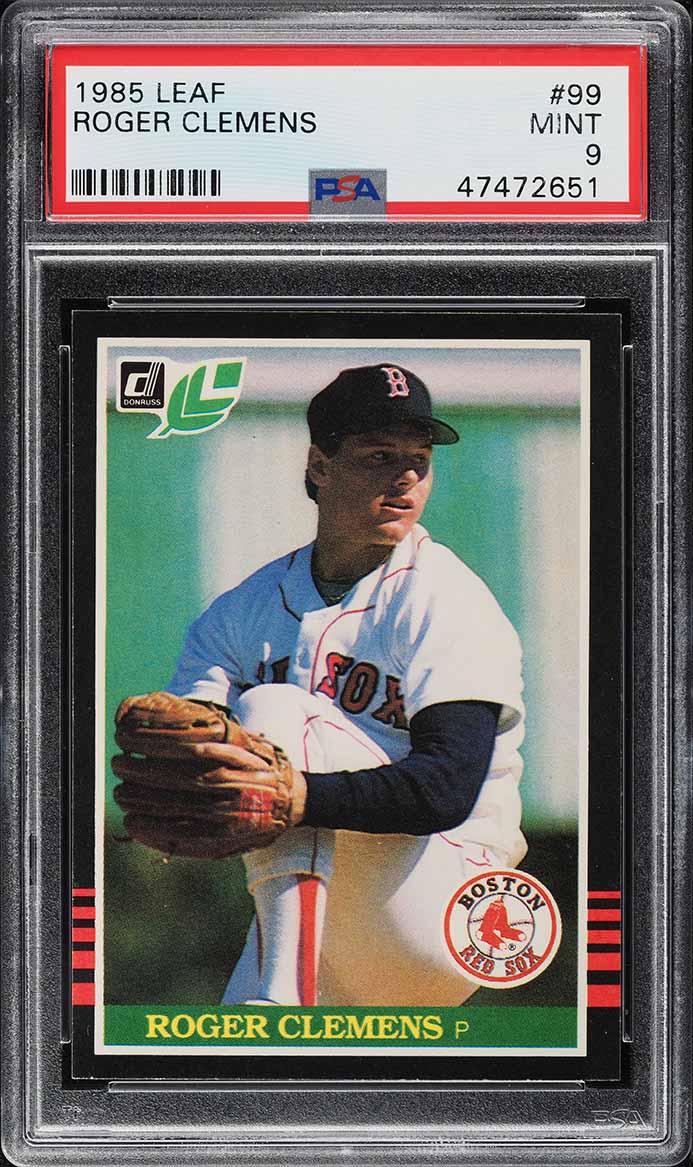 1985 Leaf Roger Clemens ROOKIE #99 PSA 9 MINT