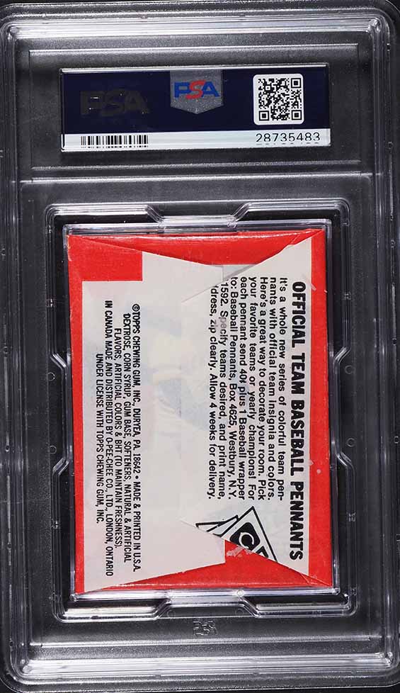 1976 Topps Baseball Wax Pack, Dennis Eckersley RC? PSA 8 NM-MT