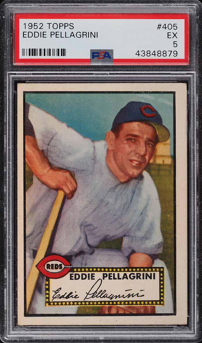 1952 Topps Eddie Pellagrini #405 PSA 5 EX