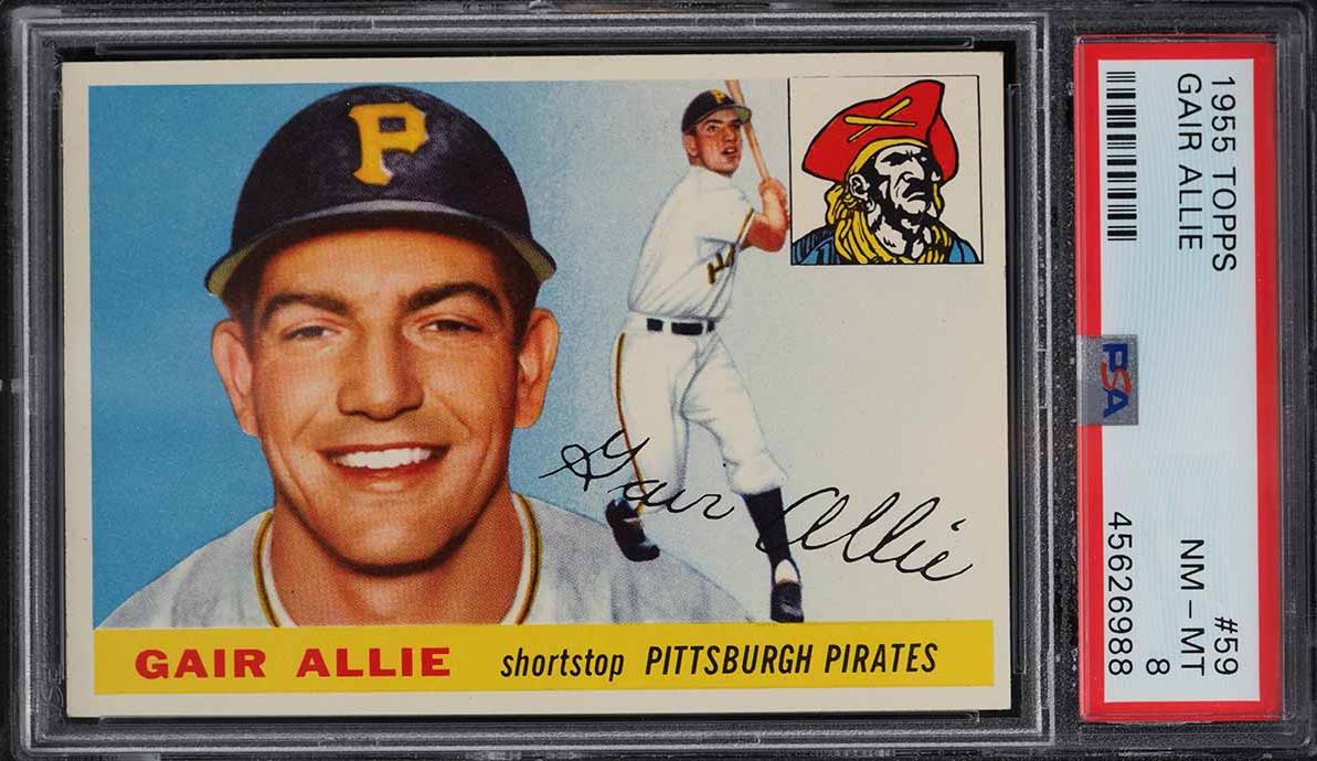 1955 Topps Gair Allie #59 PSA 8 NM-MT