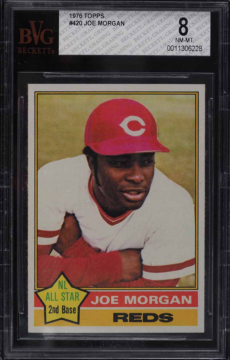 1976 Topps Joe Morgan #420 BVG 8 NM-MT