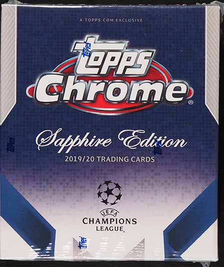 2019 Topps Chrome Sapphire Edition UEFA Champions League Sealed