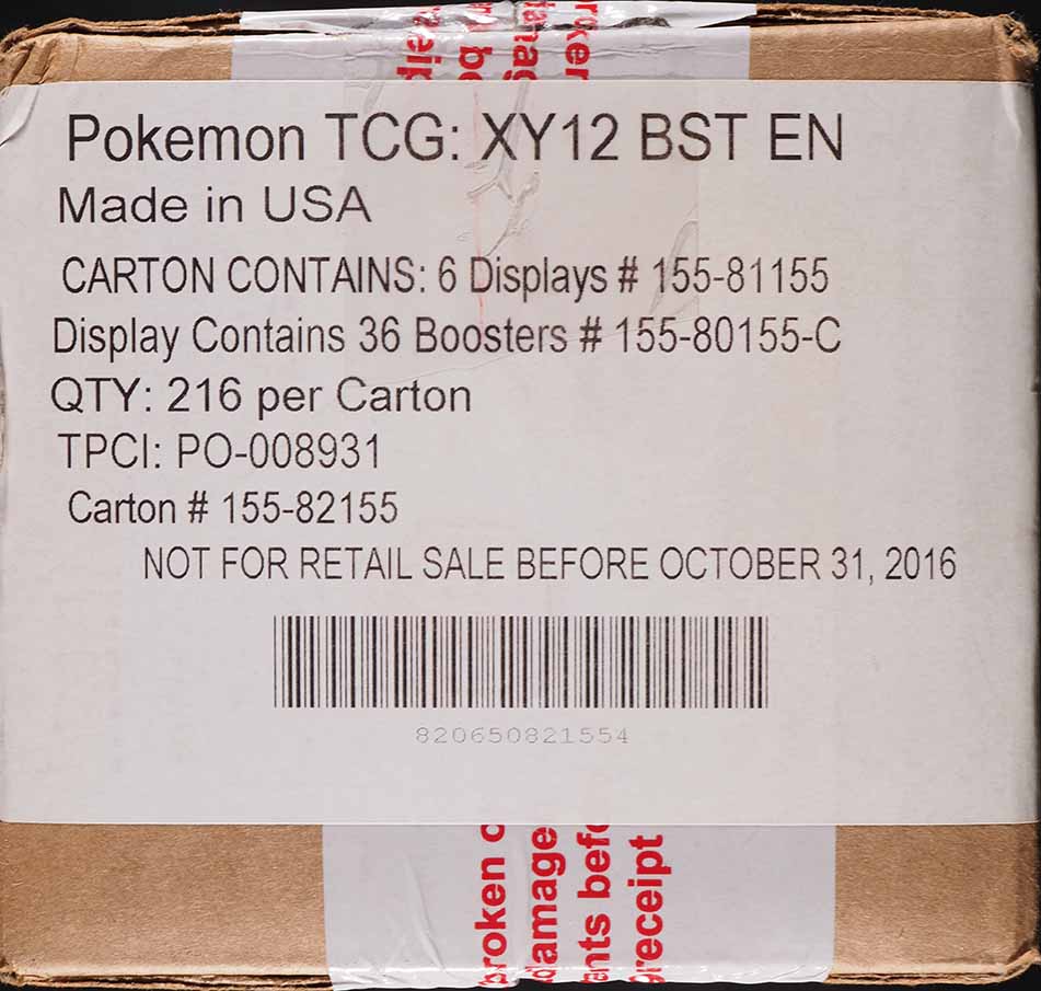 2016 Pokemon XY Evolutions Factory Sealed Case | 6 Booster Box English on  Fanatics Collect