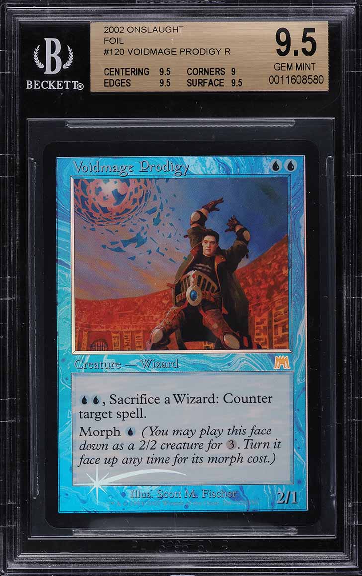 2002 Magic The Gathering MTG Onslaught Foil Voidmage Prodigy R B