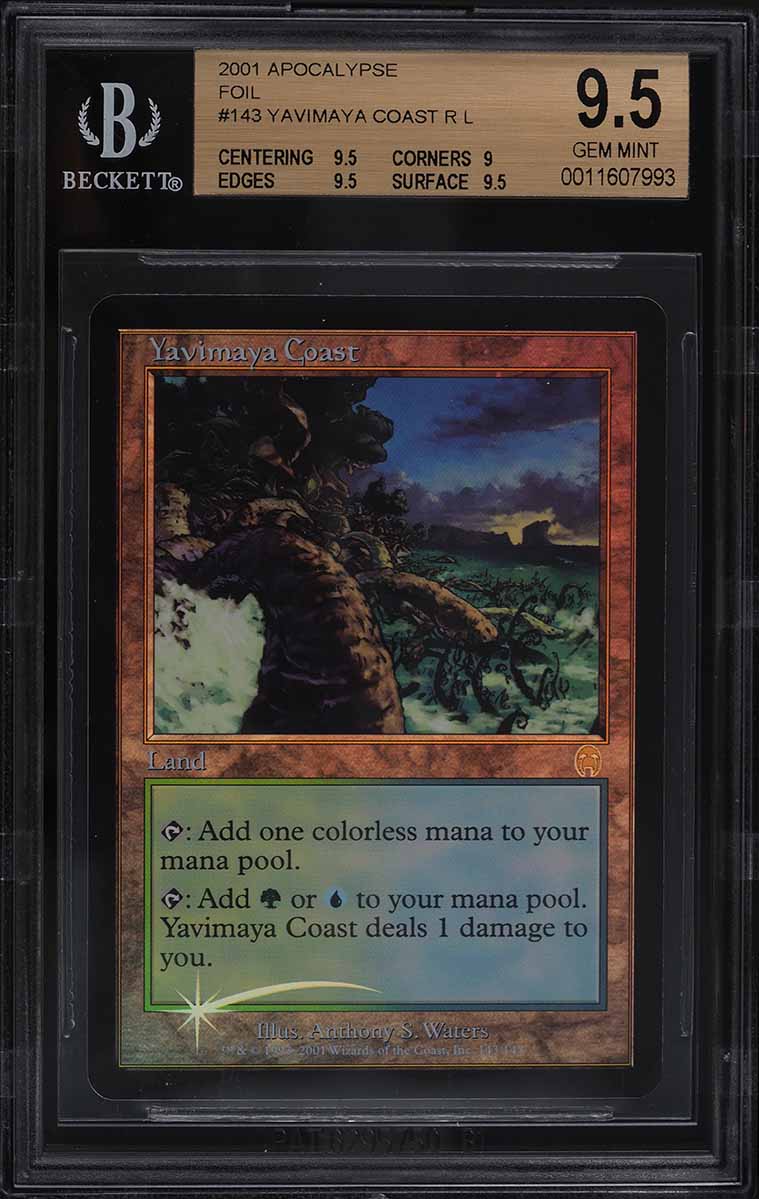 2001 Magic The Gathering MTG Apocalypse Foil Yavimaya Coast R L