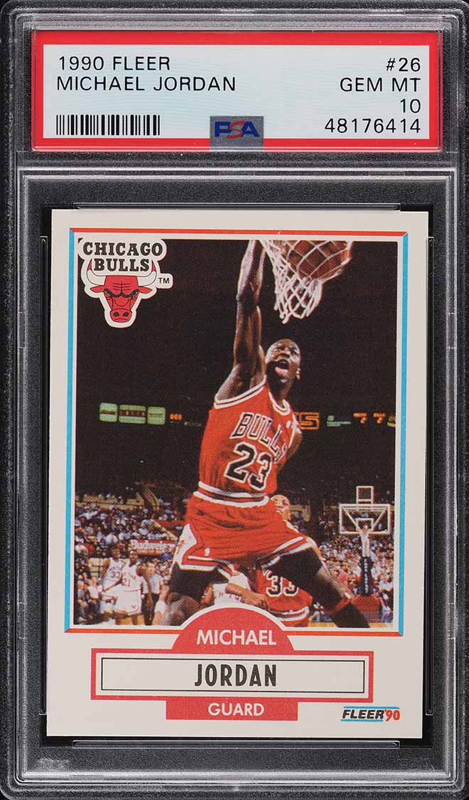 1990 McDonald's The Speed Dribble Michael Jordan #5 PSA 10 GEM