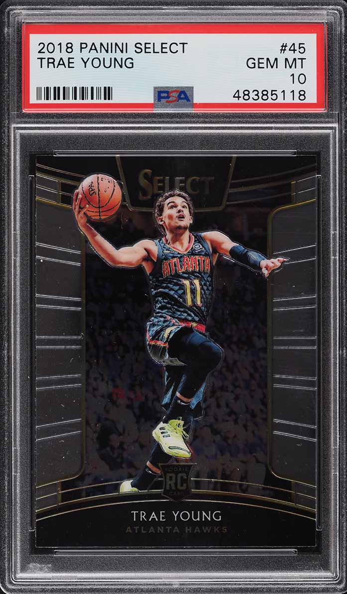 2018 Select Basketball Trae Young ROOKIE RC #45 PSA 10 GEM MINT