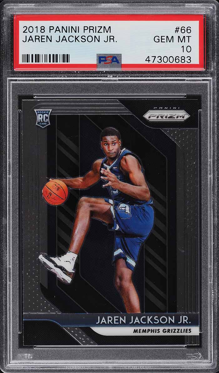2018 Panini Prizm Jaren Jackson Jr. ROOKIE #66 PSA 10 GEM MINT