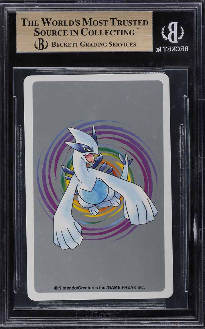 1999 Pokemon Silver Poker Set Playing Card Pikachu #25B BGS 9.5