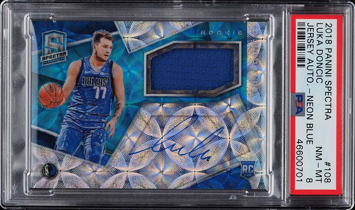 2018 National Treasures Luka Doncic ROOKIE NBA LOGOMAN PATCH AUTO
