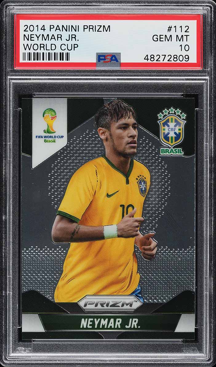 2014 Panini Prizm World Cup Neymar Jr AUTO #112 PSA/DNA 10 GEM