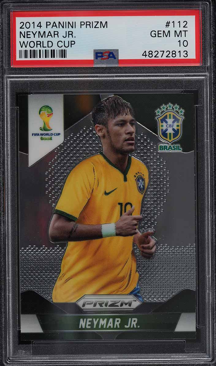スポーツ選手 panini prizm world cup Neymar Jr auto 2014 Panini Prizm World Cup Neymar Jr AUTO #112 PSA/DNA 10 GEM